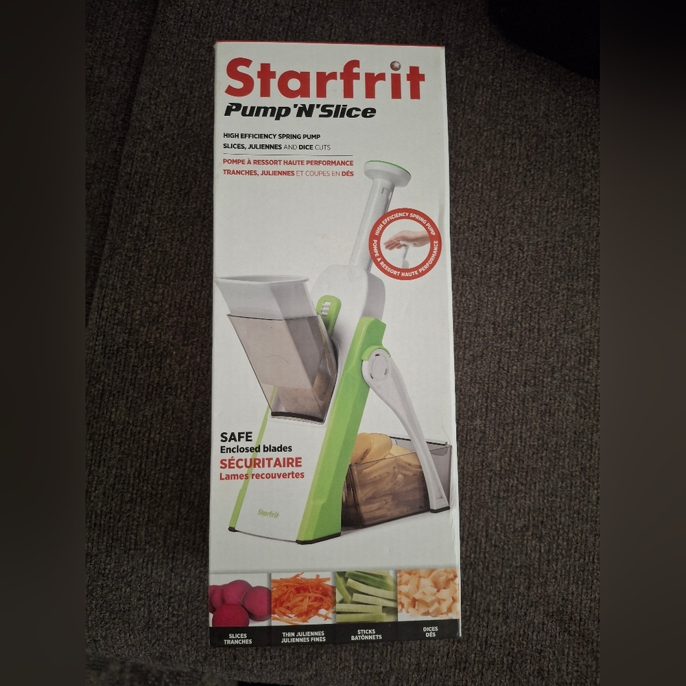 Starfrit Pump'N'Slice Food Slicer